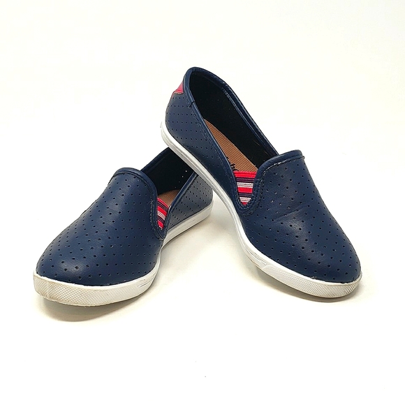 Molekinha Girls Slip On Shoes Size 11.5 Navy Blue White Soles Magenta Brazilian - Picture 5 of 11